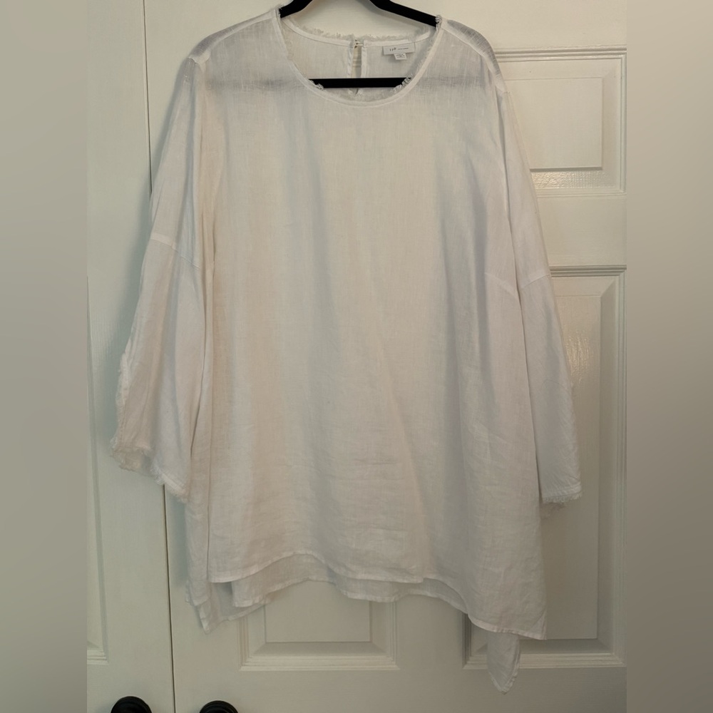 JJill white tunic top